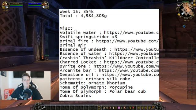 WoW: 10,000,000 GOLD! | Week 15 |