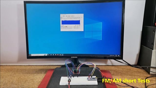 Simple TEF6686 Arduino + PC AM-FM Radio Receiver смотреть онлайн