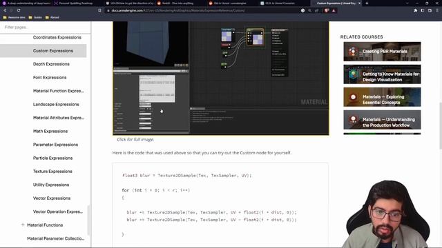 HLSL to Unreal Material Shader: Using the Custom Expression Node смотреть онлайн