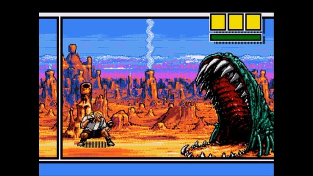 Comix Zone Sega / Act 3 / No Damage (первые страницы без урона, без мыши и предметов) смотреть онлайн