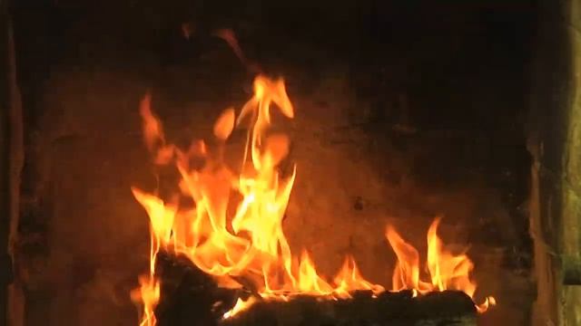 Relaxing Fireplace Sounds - Burning Fireplace & Crackling Fire Sounds (NO MUSIC)
