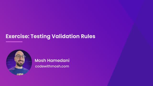 60. Exercise- Testing Validation Rules смотреть онлайн