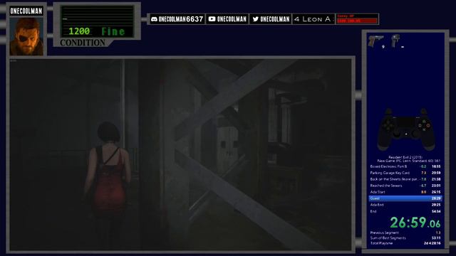 Resident Evil 2 PC 60 Leon A Standard NG Speedrun 54:33.730 смотреть онлайн