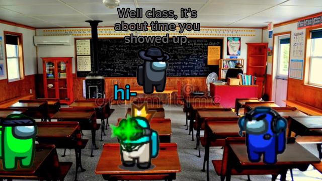 Cosmic goes to school! (Among Us Animation) смотреть онлайн