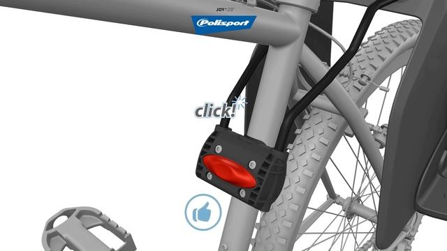 Polisport JOY 29'' - Детское велокресло инструкция по установке