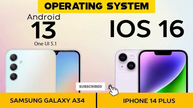 Samsung Galaxy A34 VS iPhone 14 Plus - Full Comparison ⚡Which one is Best смотреть онлайн