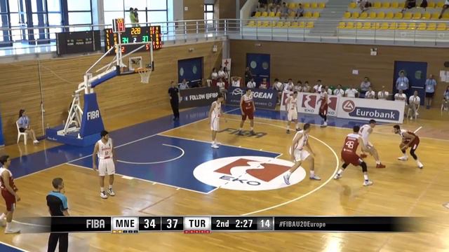 Furkan Korkmaz | FIBA U20 European Championship Highlights vs Montenegro смотреть онлайн