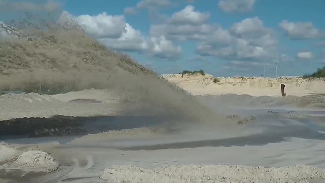 Земснаряд в работе. Запуск, работа, обстановка на карте. 20м. Dredger machine.#4 смотреть онлайн