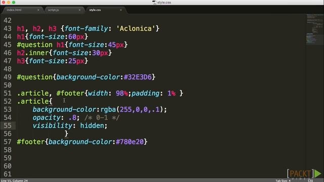 Learning CSS: Defining Opacity Levels | packtpub.com смотреть онлайн