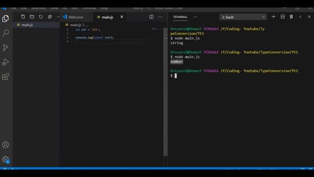 JavaScript Tip : Convert string to numeric and number back to string - Quick and fast смотреть онлайн