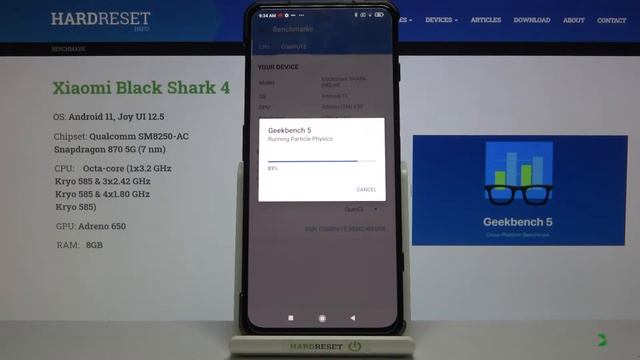 Xiaomi Black Shark 4 - Geekbench 5 GPU OpenCL | Adreno 650 TEST смотреть онлайн