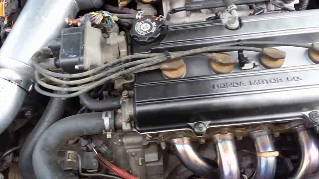 1995 Honda Del Sol JDM B20b смотреть онлайн