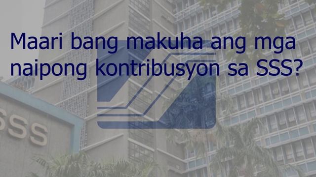 SSS Contributions Maari Bang Mawithdraw? Alamin natin Ayon sa SSS смотреть онлайн