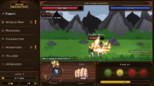 Tap the Monster - Medieval RPG Clicker - Gameplay Walkthrough Part 1 (iOS, Android) смотреть онлайн