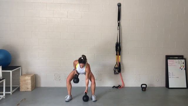 Gorilla Row With Kettlebells