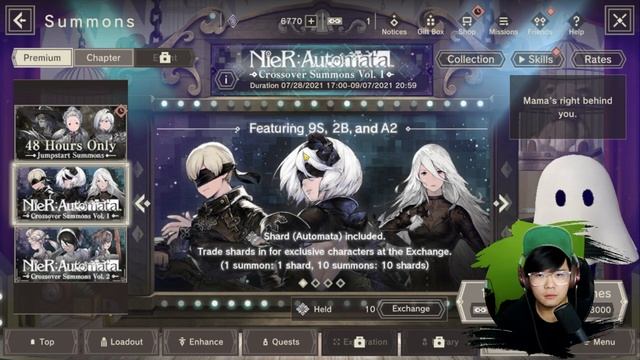 How to get FREE 3000 GEMS? Click on mama 100 times! + 2 x 10 Summons | NieR Reincarnation Global смотреть онлайн