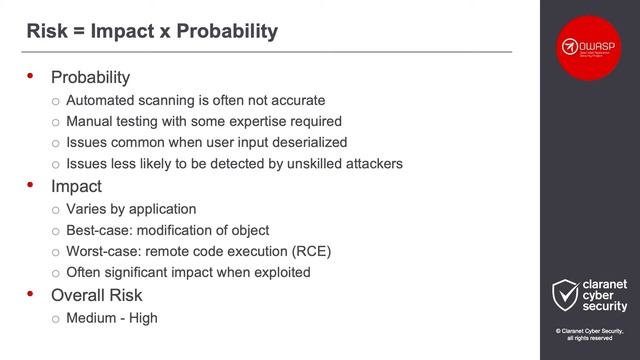 OWASP Top 10: Insecure Deserialization смотреть онлайн