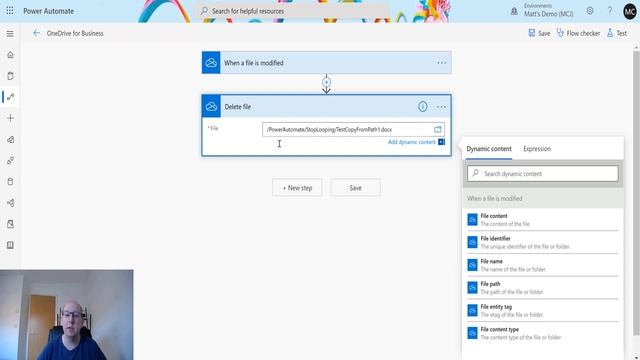 Flow Actions: OneDrive for Business - Delete File смотреть онлайн