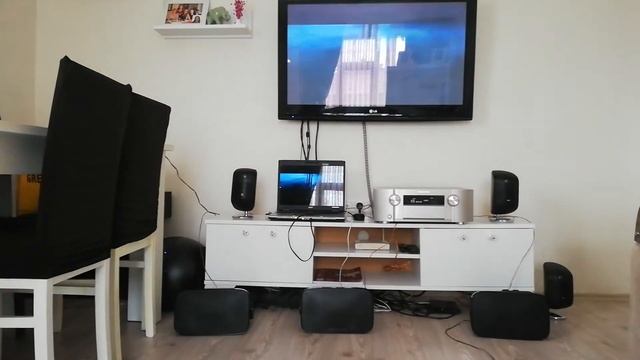 Marantz sr 6004 +B&W AM1 Speakers смотреть онлайн