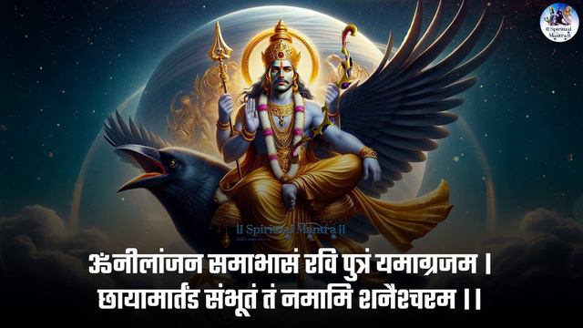 शनिवार स्पेशल - शनिदेव मंत्र जाप | Shani Dev Mantra Chanting | Nilanjana Samabhasam By Suresh Wadka