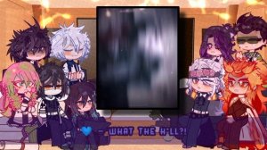 Past Hashira’s react to Tanjiro and Nezuko || KNY || رد فعل هاشيرا على تانجيرو ونيزوكو