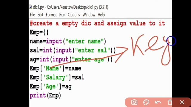 Python Dictionar смотреть онлайн