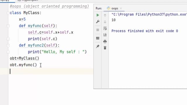 Methods and Constructors in OOP in Python | Object Oriented Programing | Python tutorial lesson - 5 смотреть онлайн