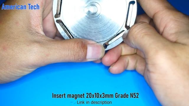 How to make a big permanent magnet rotor for Brushless motor or Generator смотреть онлайн