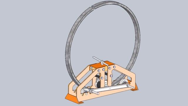 Трубогиб, трубогибочный станок,профилегиб. 3D-модель