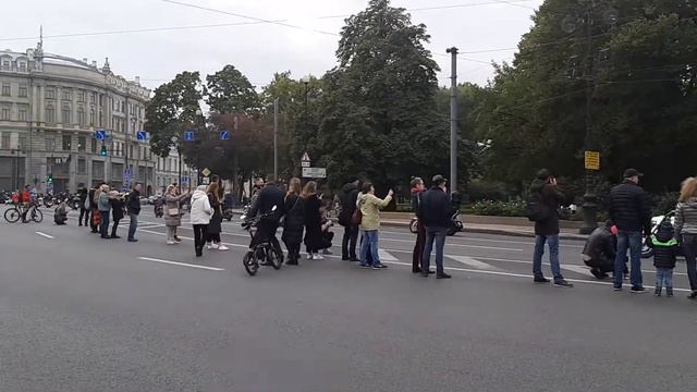 Стрела Морфея - закрытие мотосезона Санкт-Петербург-2019.Старт мотоколонны.