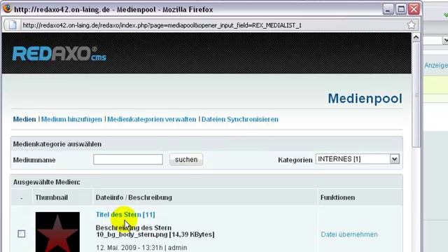 REXFancy Bildergalerie für Redaxo 4.2 смотреть онлайн