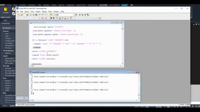 BEGINNER LISP - LESSON 7 - AUTOLISP PROGRAM IMPROVEMENTS смотреть онлайн