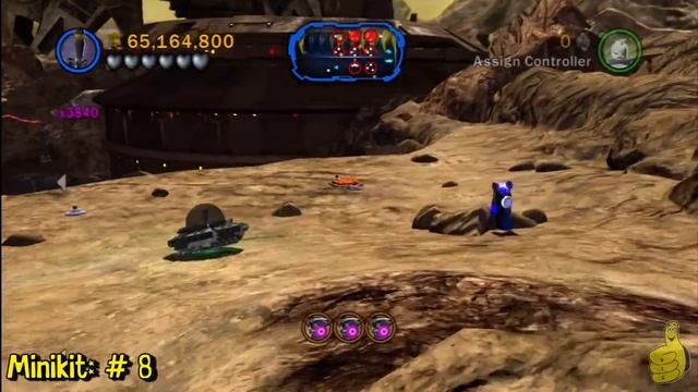 LEGO Star Wars 3: Gungan General Free Play (All 10 Minikits) - HTG смотреть онлайн