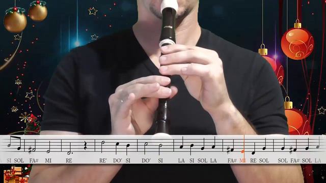 Adeste fideles (versión trance) - Tutorial flauta con partitura | Karaoke instrumental смотреть онлайн