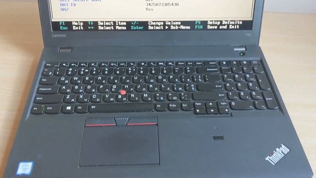 Огляд ноутбука Lenovo ThinkPad T560 20FH002NUS sn: R90N7QLA смотреть онлайн