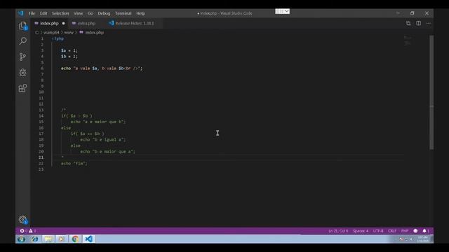 IF ELSE ELSEIF - CONDIÇÃO NO PHP - CURSO DE PHP смотреть онлайн