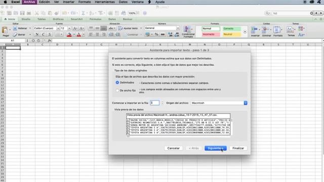 Tutorial Importación de CSV a Excel смотреть онлайн