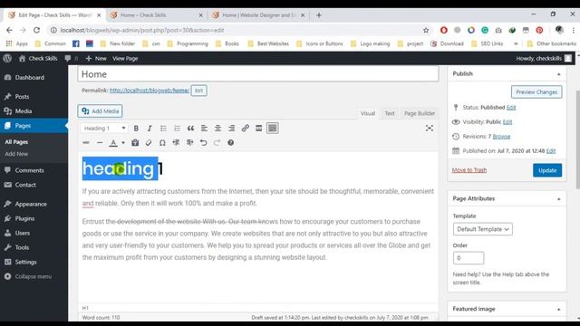 15 - Wordpress Classic Editor Tools Complete Guide - Check Skills Wordpress Tutorials смотреть онлайн