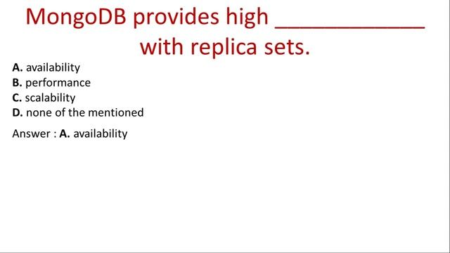 MongoDB MCQ Part I смотреть онлайн