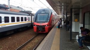 МЦД-1. Аэроэкспресс ЭШ2 023 из Одинцово в Аэропорт Шереметьево.