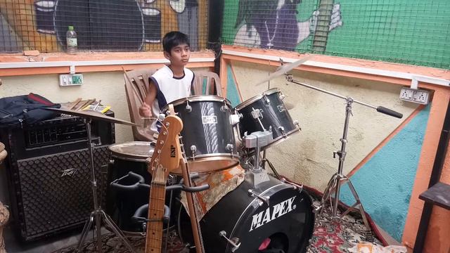Green Day. Boulevard of broken dreams drums cover. By krishna at saaz music academy смотреть онлайн