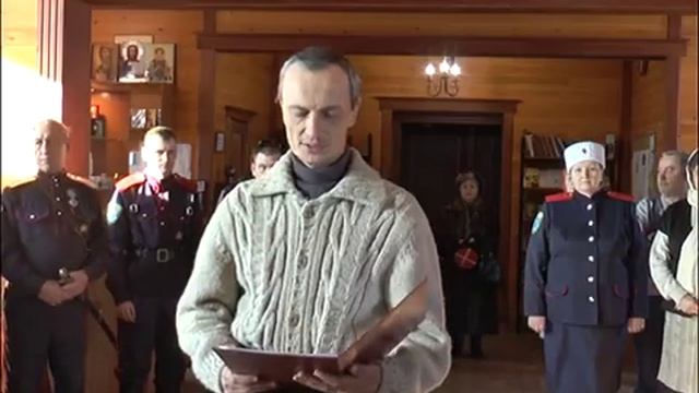 В полку прибыло. Новички мысковского казачества принимают присягу смотреть онлайн
