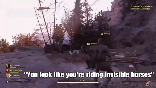 Flying chair Glitch | Camp Exploit | FALLOUT 76 смотреть онлайн