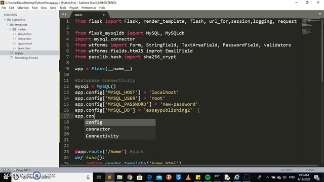 Data Base Connectivity [Flask-Python] -11 смотреть онлайн