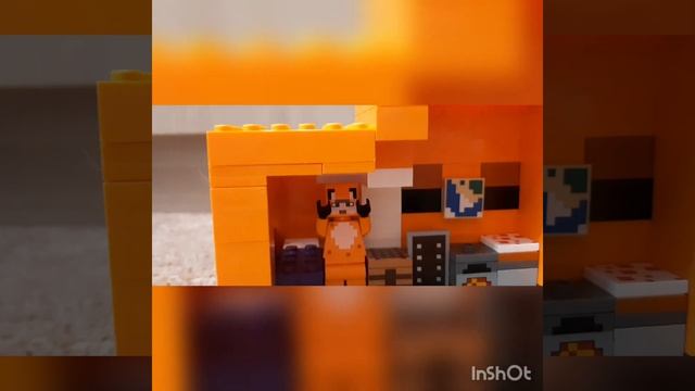 Анимация "Лисья хижина"#lego#minecraft#animation смотреть онлайн
