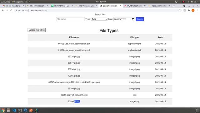 Core PHP | Search Function | MySQL | Simple File Upload Function | File Types | Date | Name смотреть онлайн