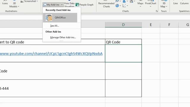 How to Generate QR Code in Excel. FREE смотреть онлайн