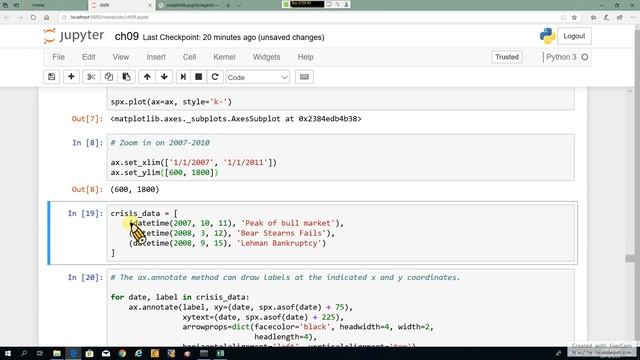 Python for Data Analysis 31. Plotting and Visualization-2: 繪圖與視覺化-2 (recorded on 20190523) смотреть онлайн