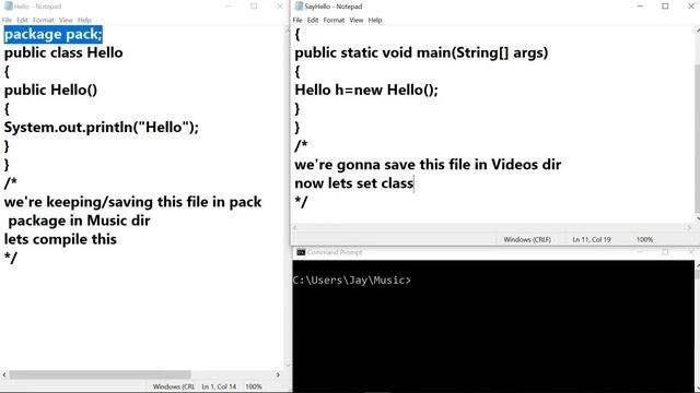 setting classpath in java Explained! Access package in different directory смотреть онлайн