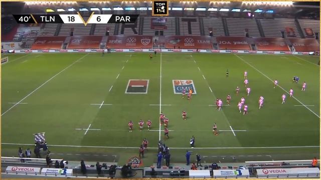 TOP 14 - Résumé RC Toulon-Stade Français Paris: 35-13 - J19 - Saison 2020/2021 смотреть онлайн